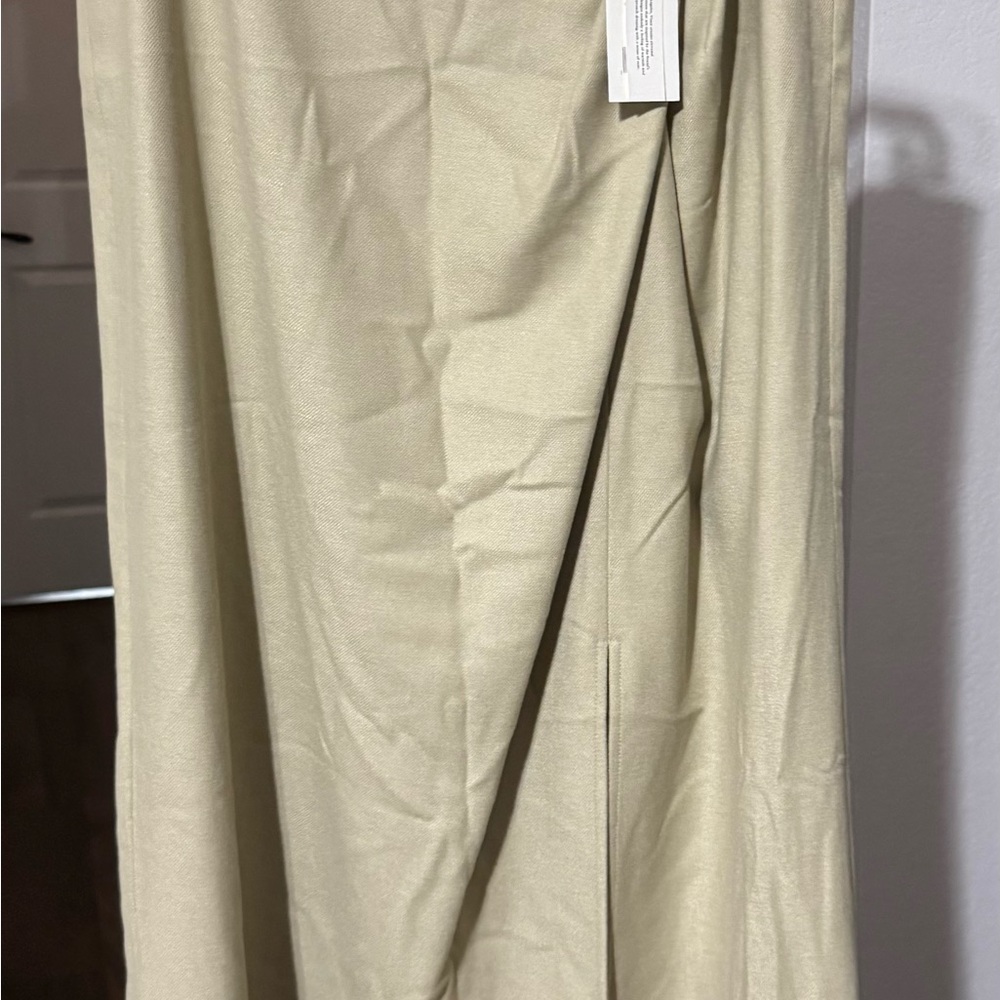 Vince Cream Midi Skirt